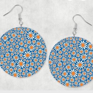 Country Daisies Earrings 3mm Super Cute 🌸